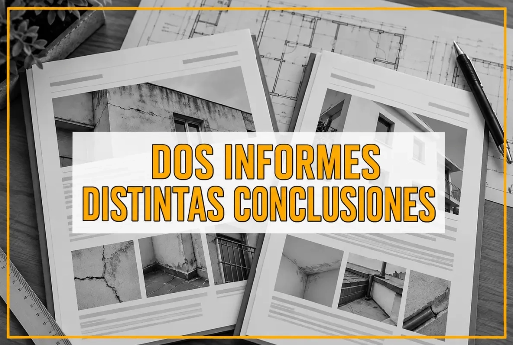 Dos informes técnicos anónimos sobre una mesa con planos; portada ilustrativa Dos informes técnicos anónimos sobre una mesa con planos; portada ilustrativa
